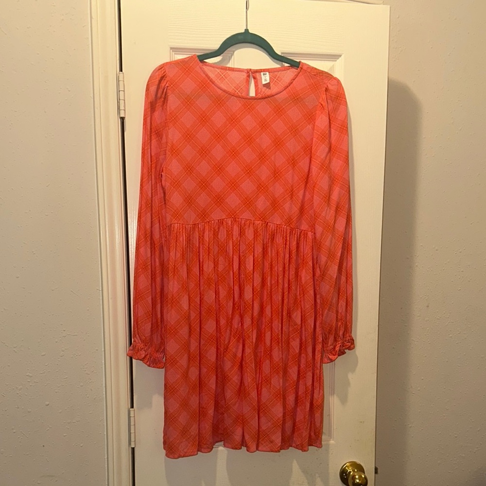 BP Orange Long Sleeve Sundress